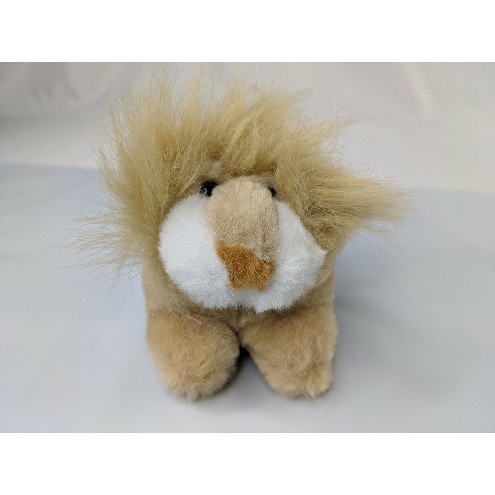 Embrace Mini Tan Lion Plush 3 Inch‎ Stuffed Animal Toy